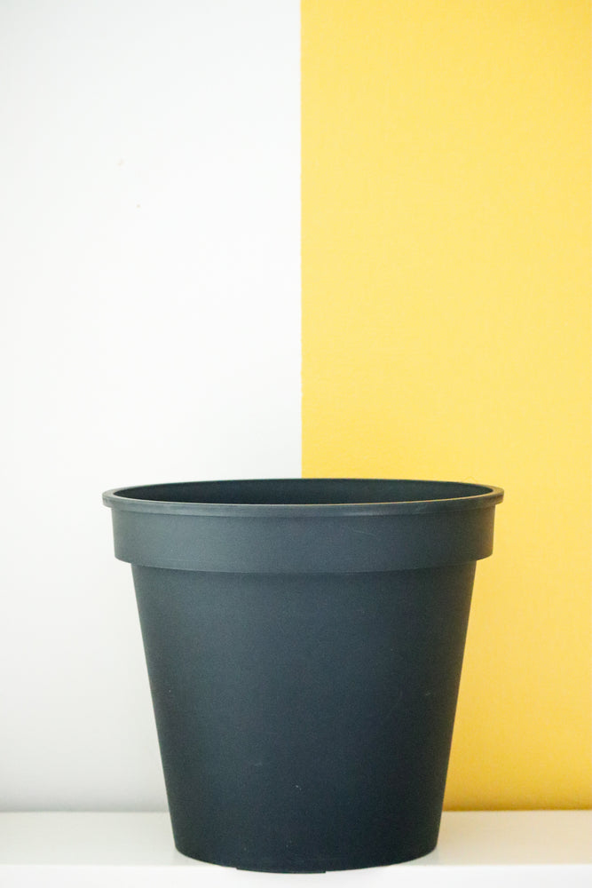 Black Plastic Pot